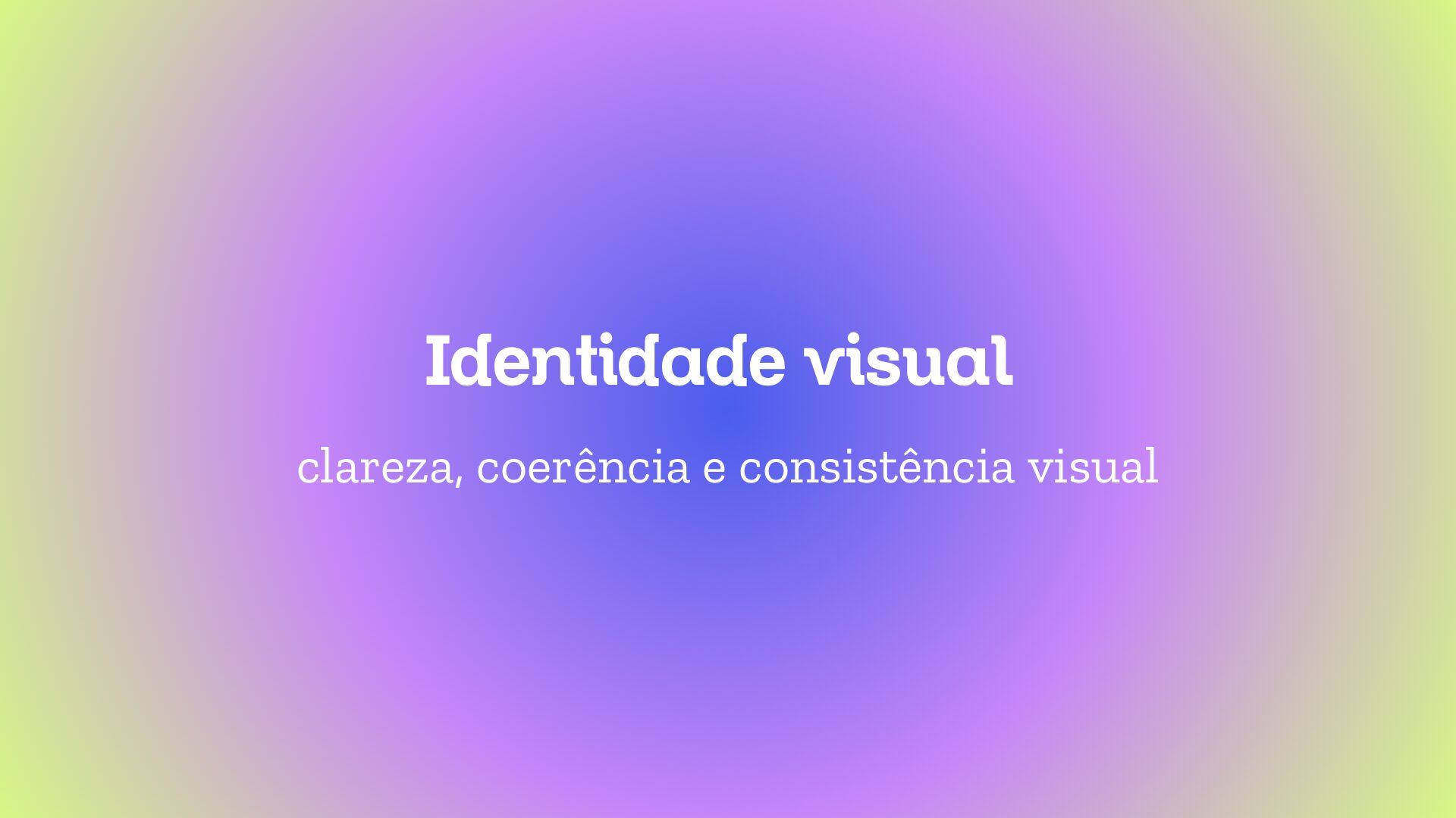 IDENTIDADE VISUAL