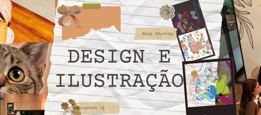 Design e ilustração para posts