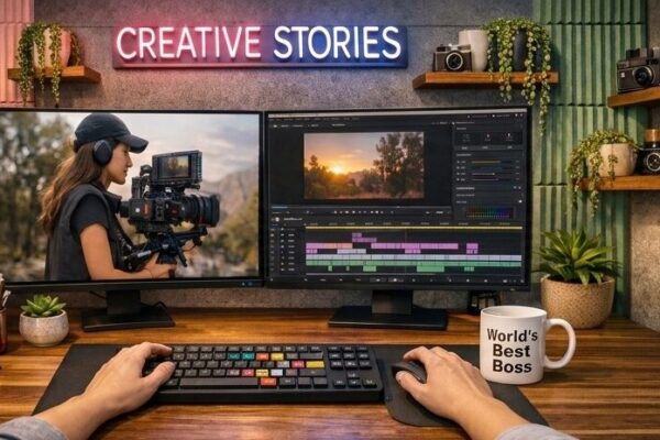 Edição criativa de vídeo