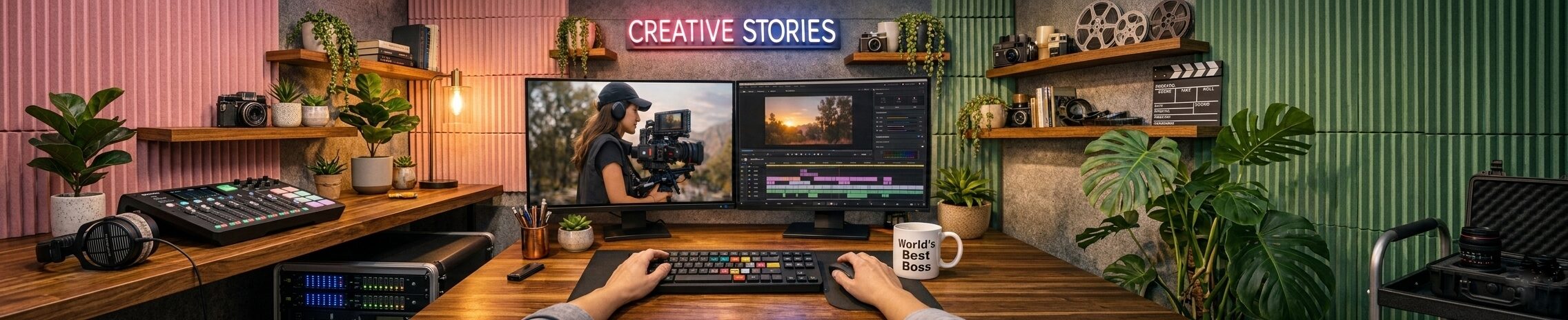 Edição criativa de vídeo